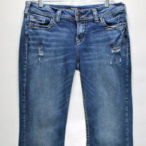 Women's Silver Jeans SUKI Slim Boot Cut SZ W31/L31